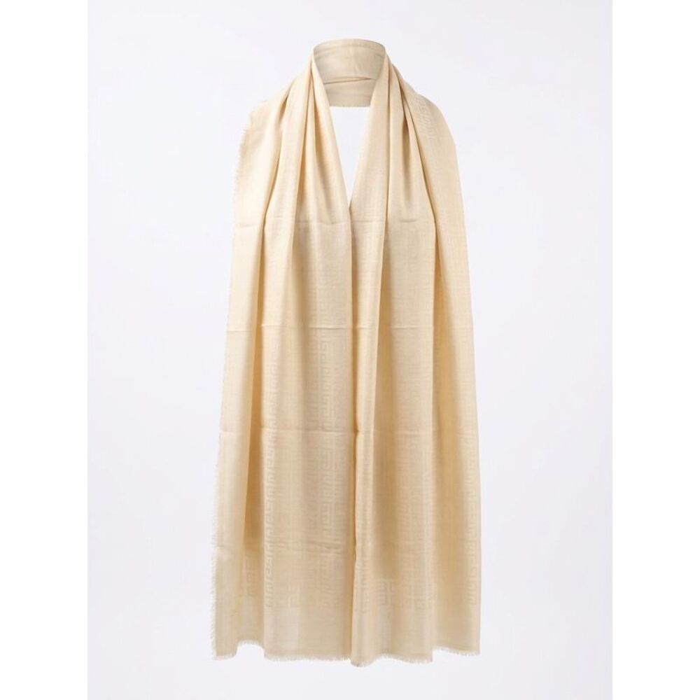 Givenchy Beige Silk Women's Scarf
